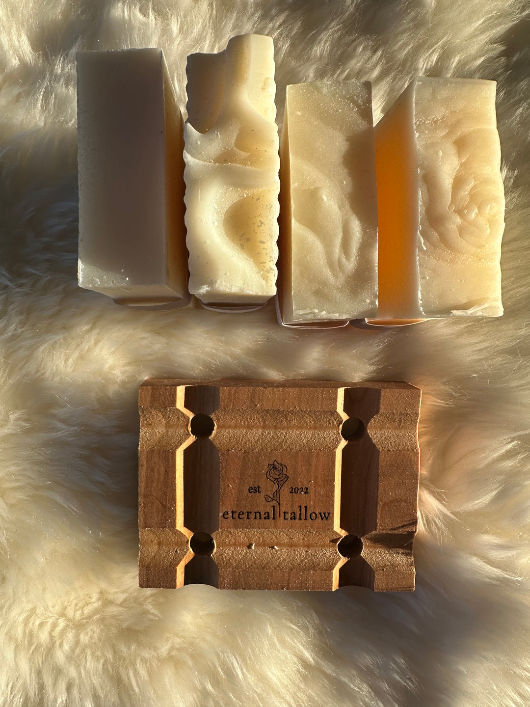 Cherry Wood Sop Trays 